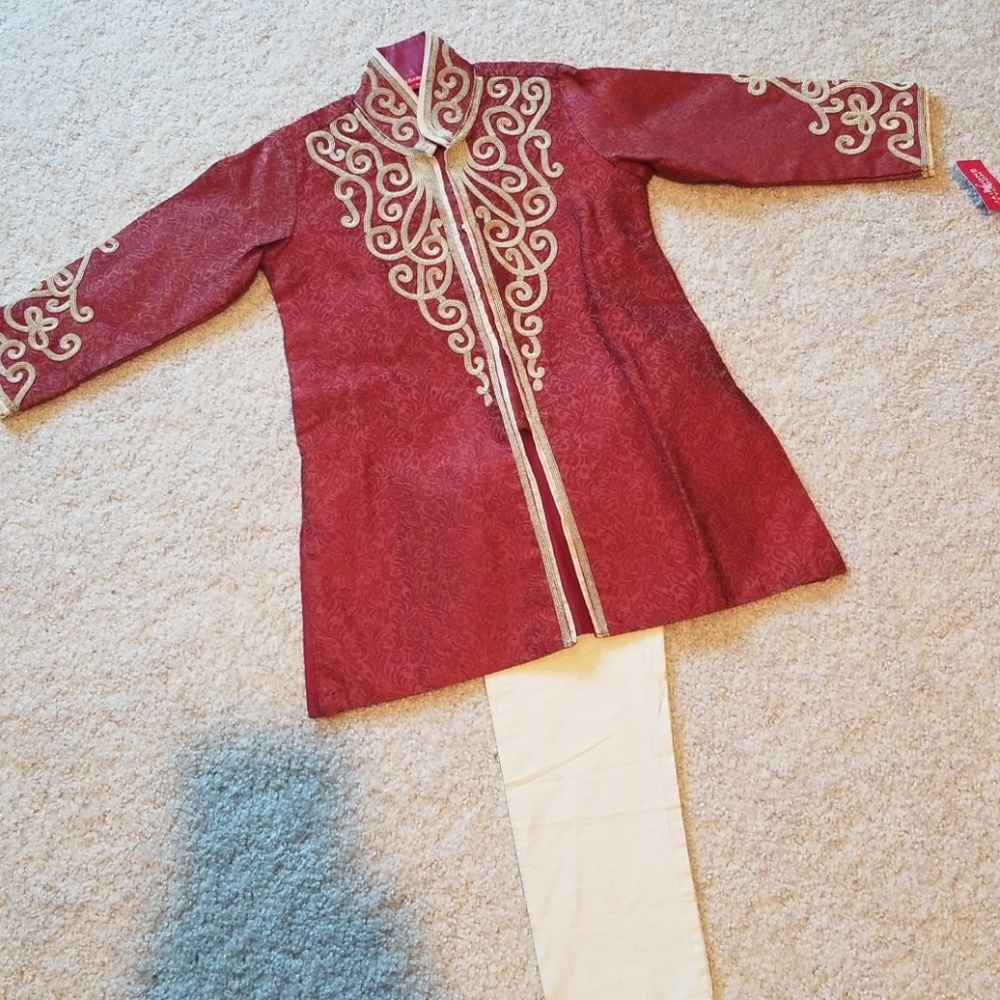 Stunning Front & Back Boys Indian 2 Pc